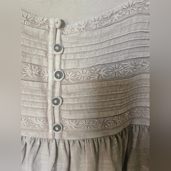 NWOT Lucky Brand embroidered blouse in rosewood - Picture 11 of 13